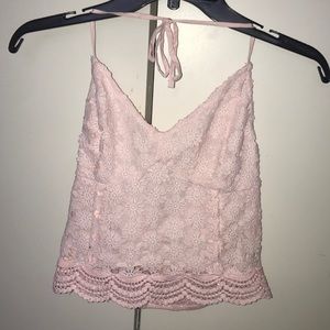 Floral Pink crop top